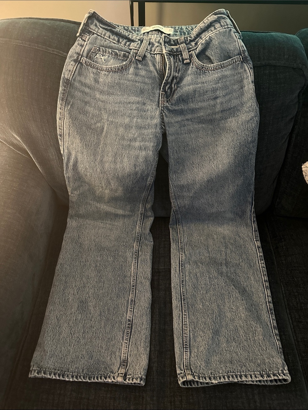 Hollister Light Blue Flared Jeans